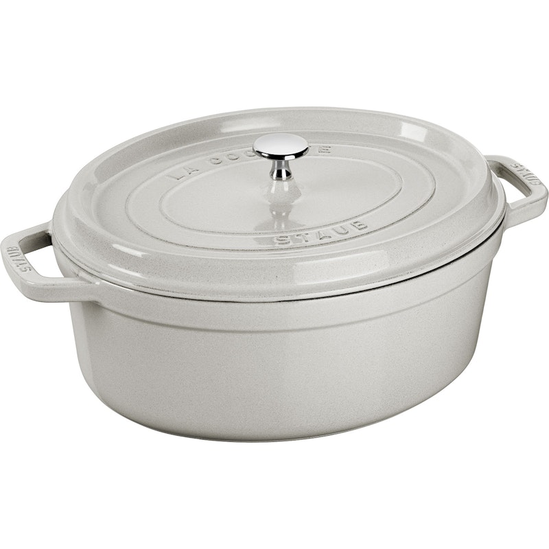 Cocotte Oblong 8 L White