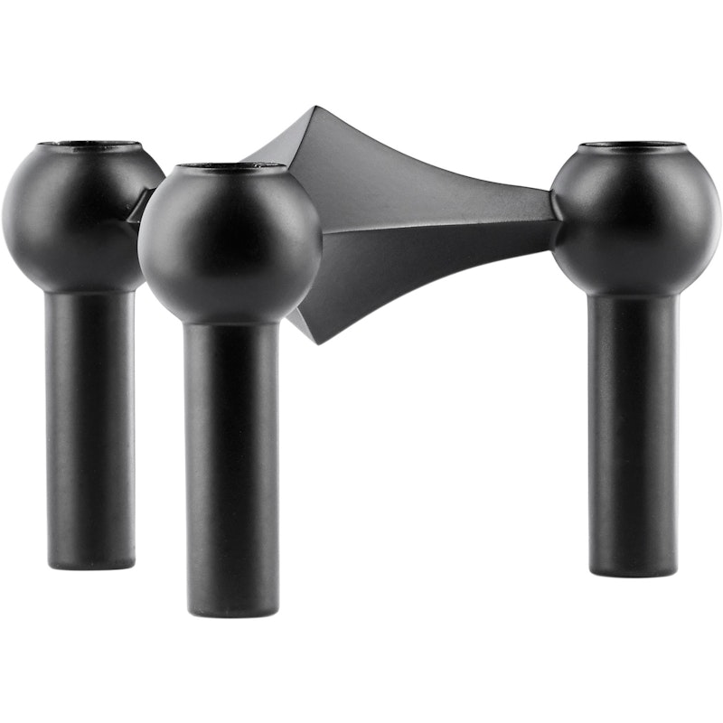 Nagel Candlestick, Matte Black