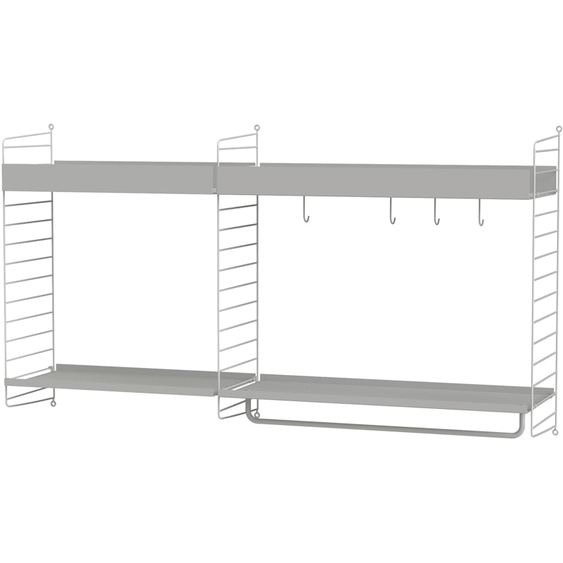 Bundle  A Kitchen Shelf, Grey