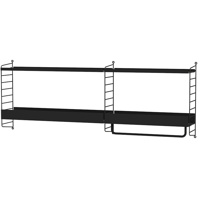 Bundle  C Kitchen Shelf, Black