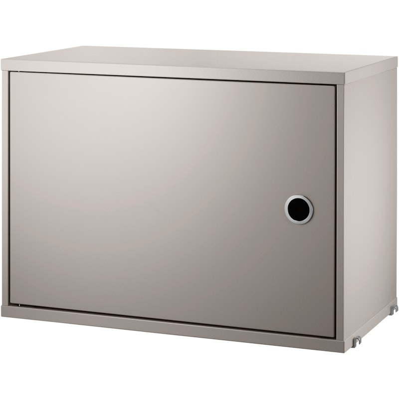 String Cabinet + Door 58x30x42 cm 1-pack, Beige