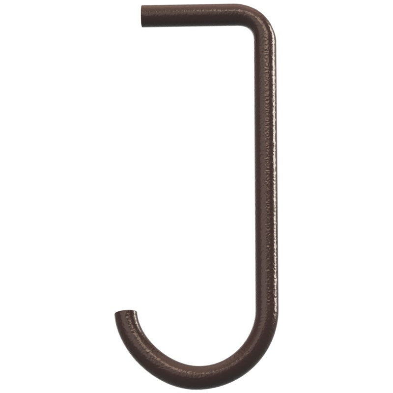 String J Hook For Metal Shelf 5-pack, Dark Brown