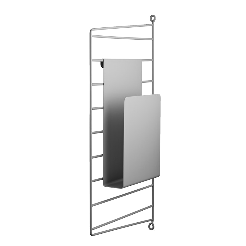 String Magazine Rack, Grey