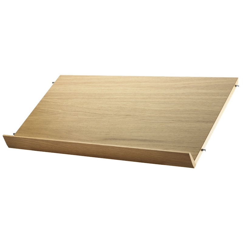 String Magazine Shelf 30x78 cm, Oak