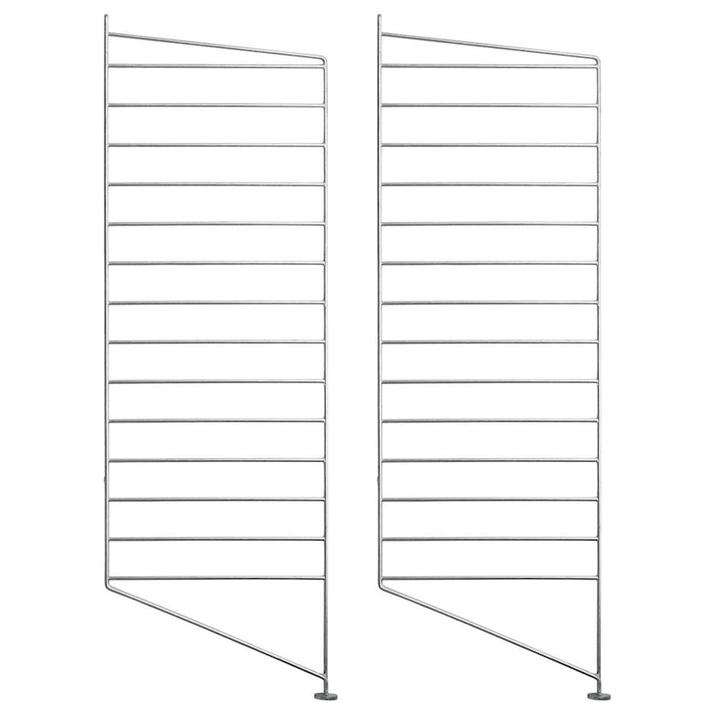 String Panels Floor 30x85 cm 2-pack, Galvanized