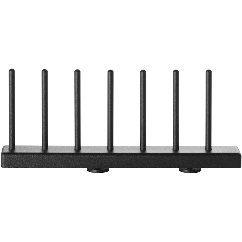 String Plate Rack 2,5x20x7,7 cm 2-pack, Black