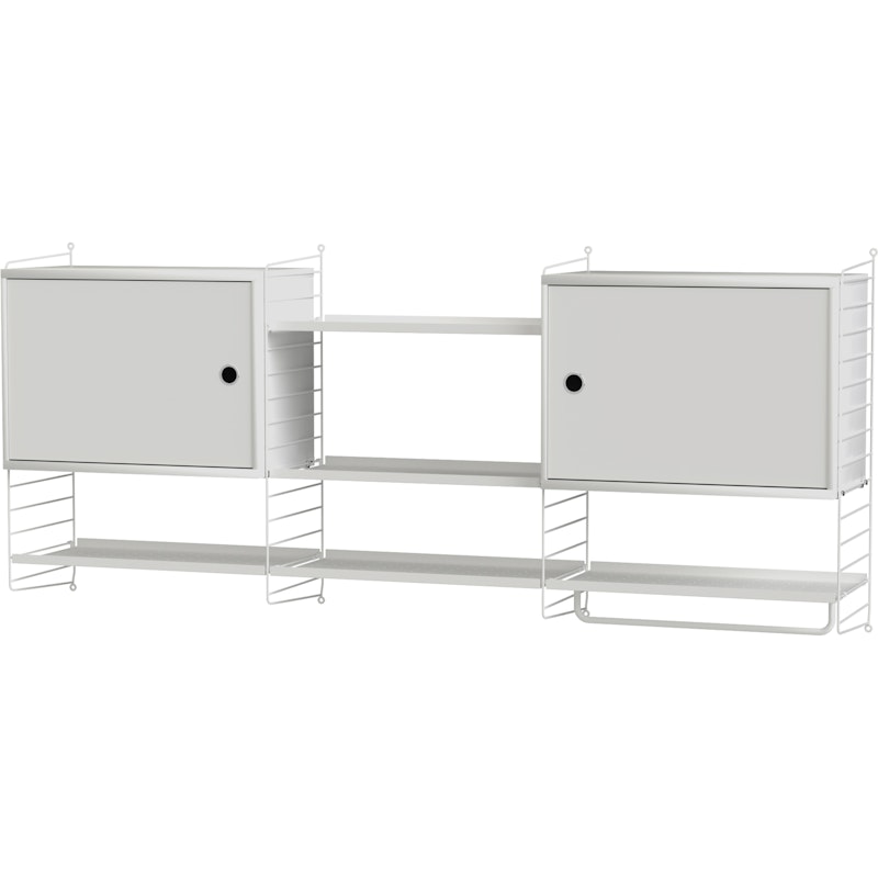 String Shelf Combination M Kitchen, White