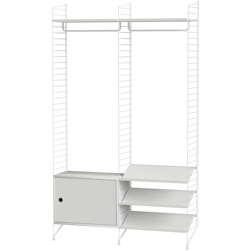 String Shelf Combination S Hall, White