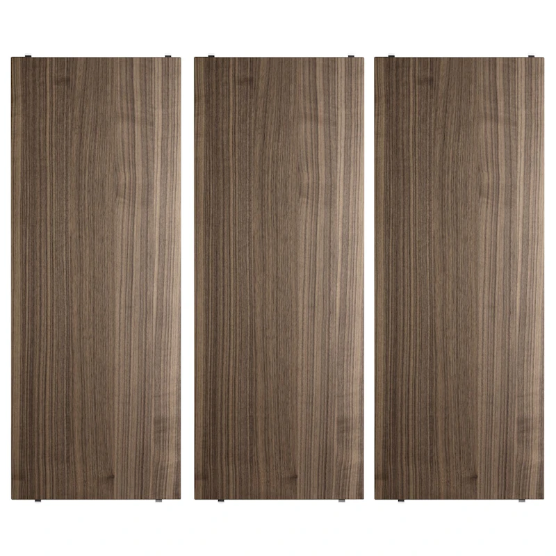 String Shelves 3-pack 58x30 cm, Walnut