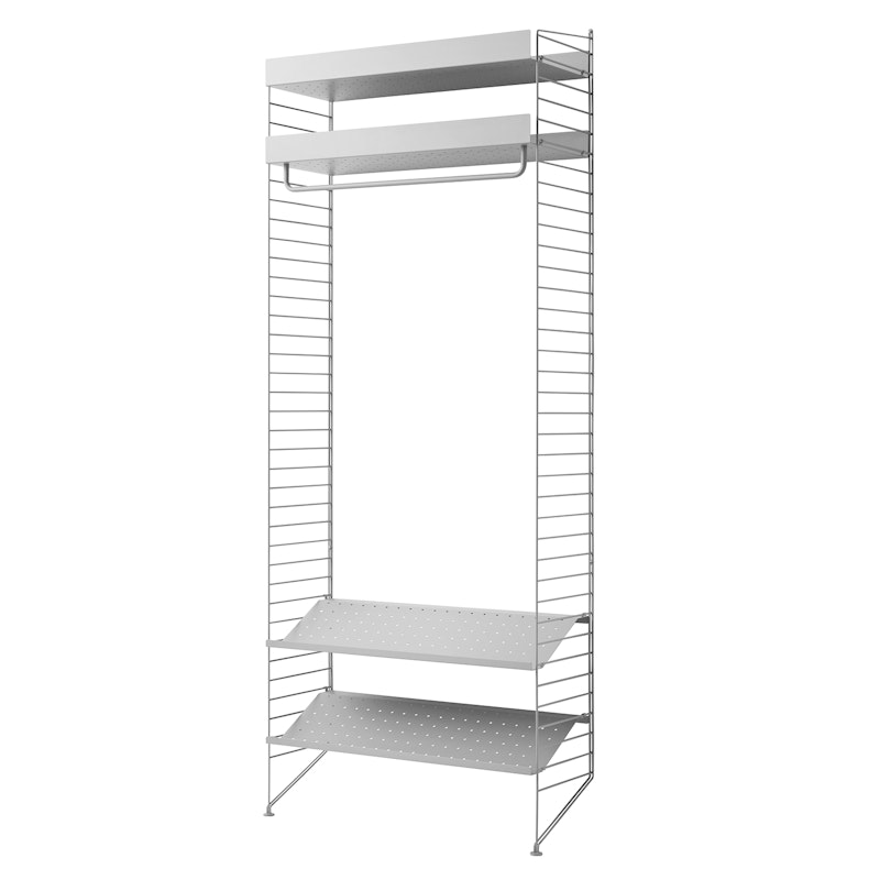 String Shelving System No 12, Grey