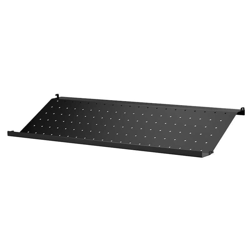 String Shoe Shelf 30x78 cm, Black