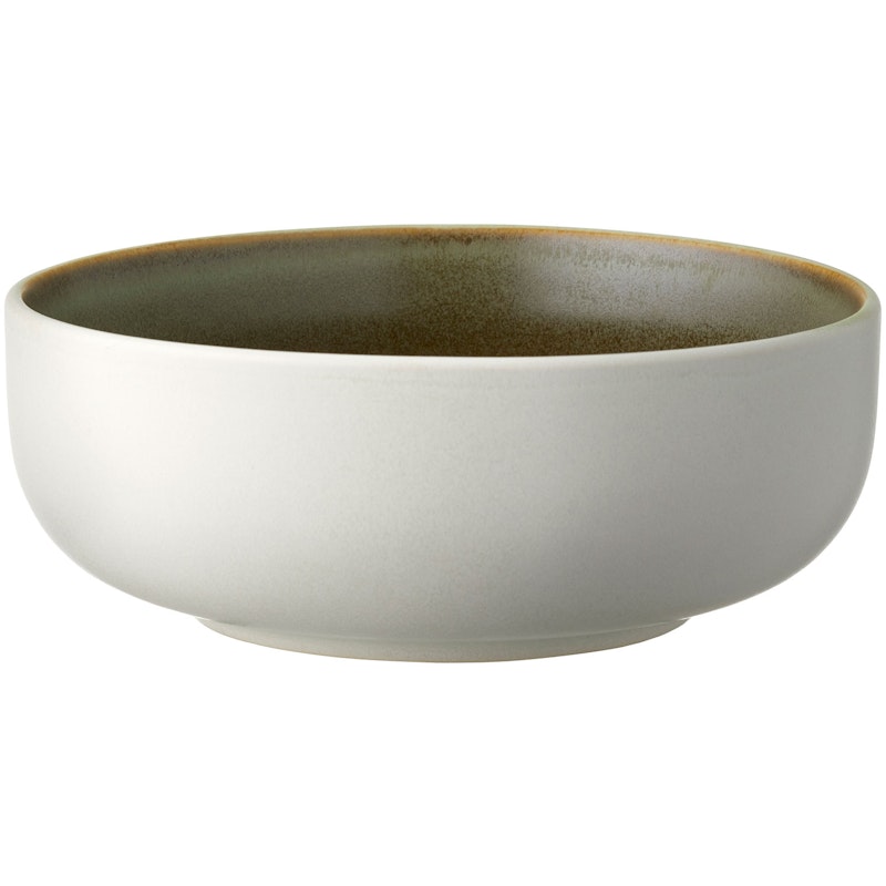 North Bowl 15 cm, Matte White/Matte Moss