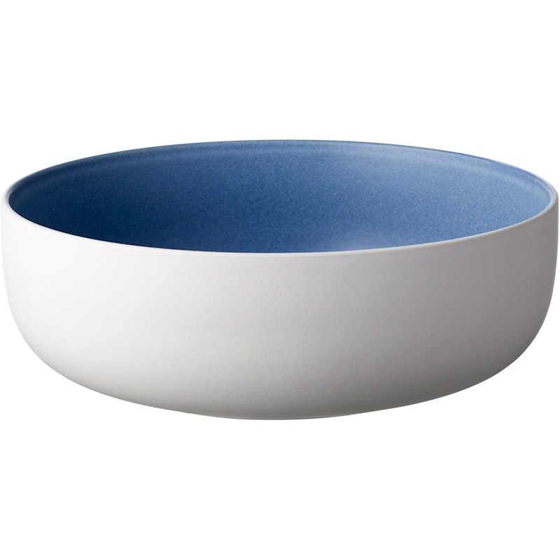 North Salad Bowl 25 cm, Matte white/Matte river