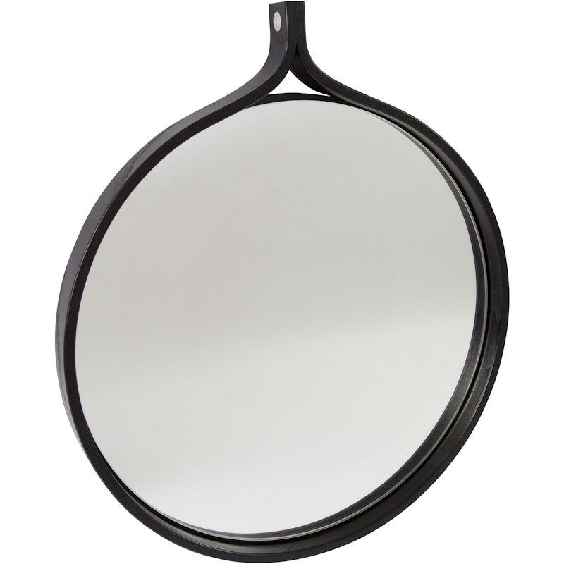 Comma Mirror Ø52 cm, Black