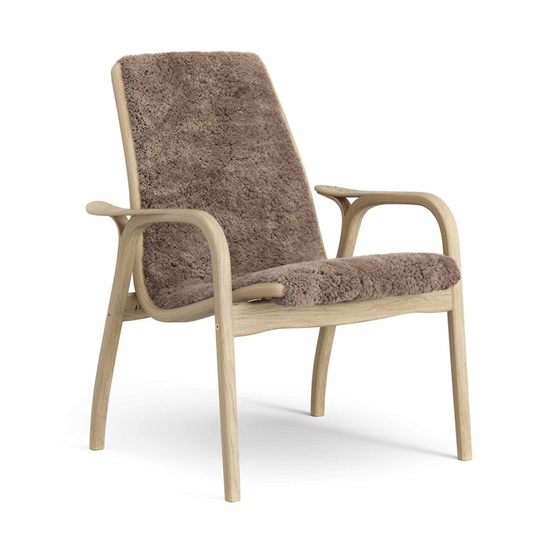Laminett Armchair Sheepskin, Lacquered Oak / Sahara
