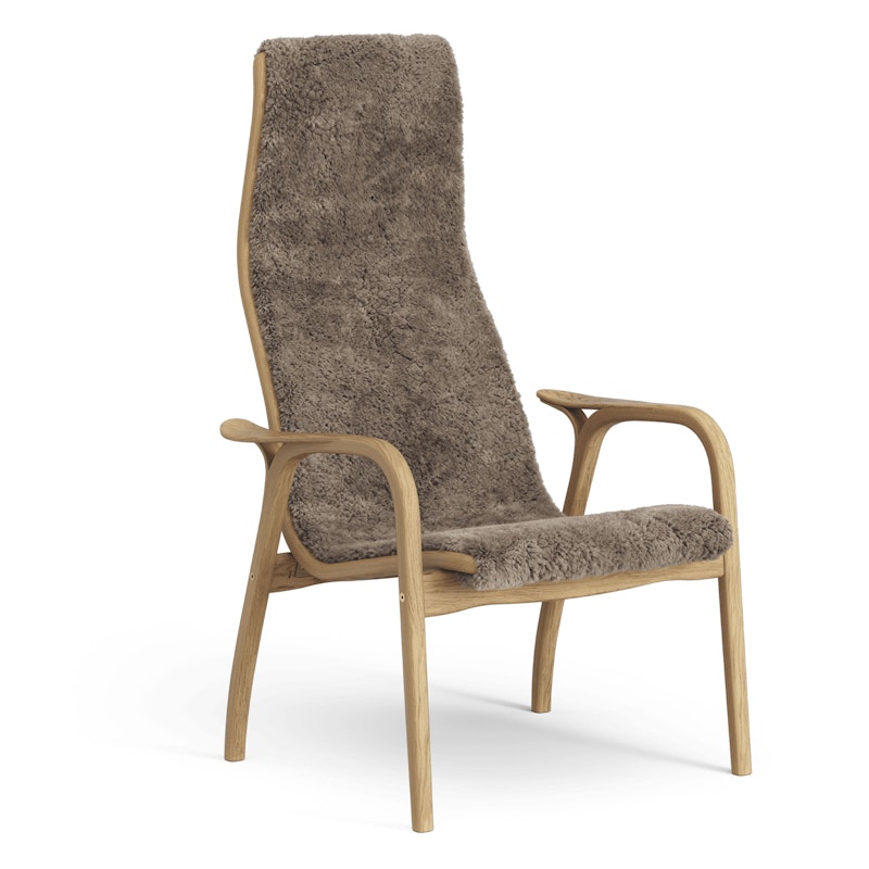 Lamino Armchair, Oiled Oak / Sheepskin Sahara