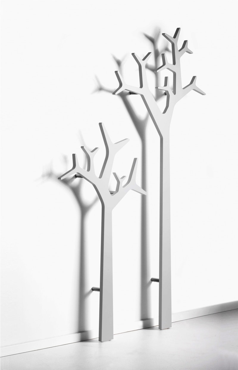 Tree Wall Coat Stand 194 cm, White