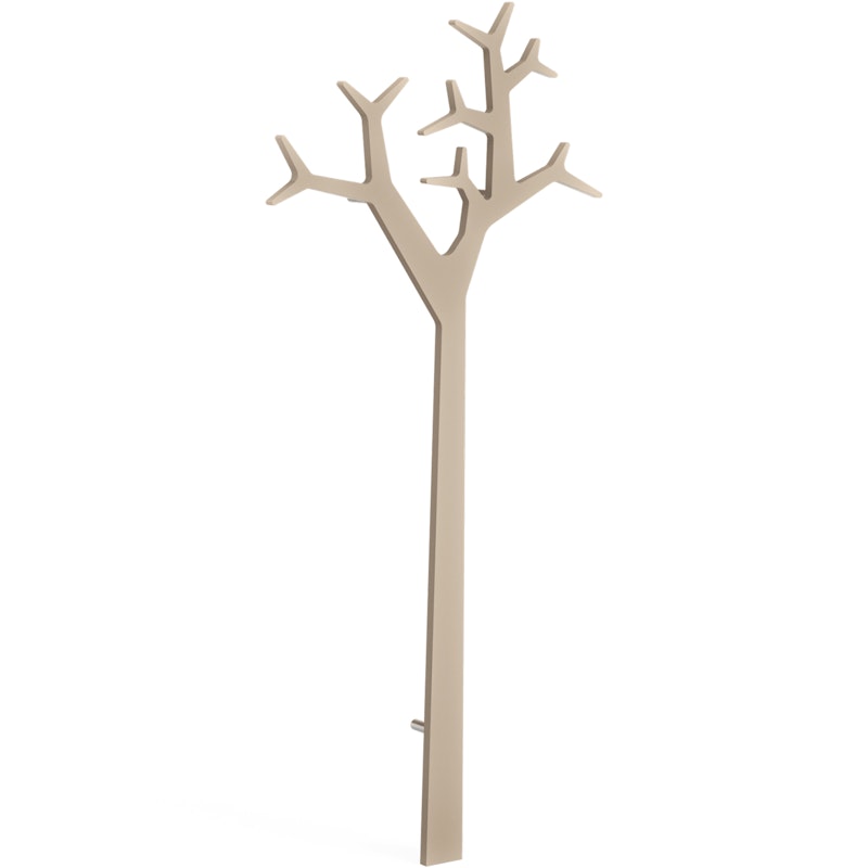 Tree Coat Rack Wall-mounted 194 cm, Nutmeg