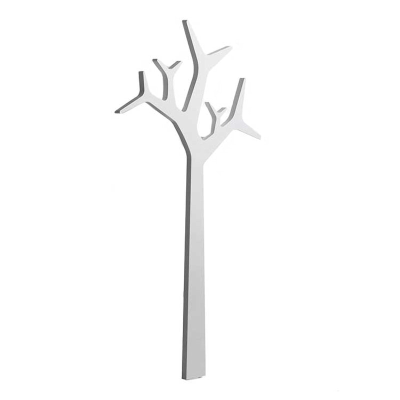 Tree Coat Rack Wall-mounted 134 cm, White