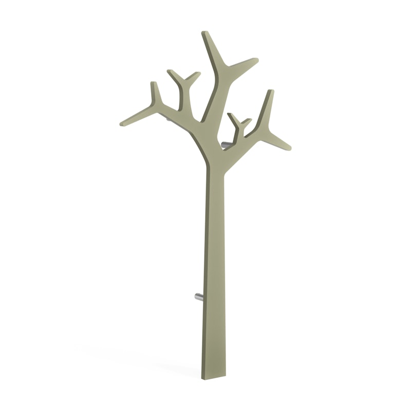 Tree Coat Rack Wall-mounted 134 cm, Moss Green