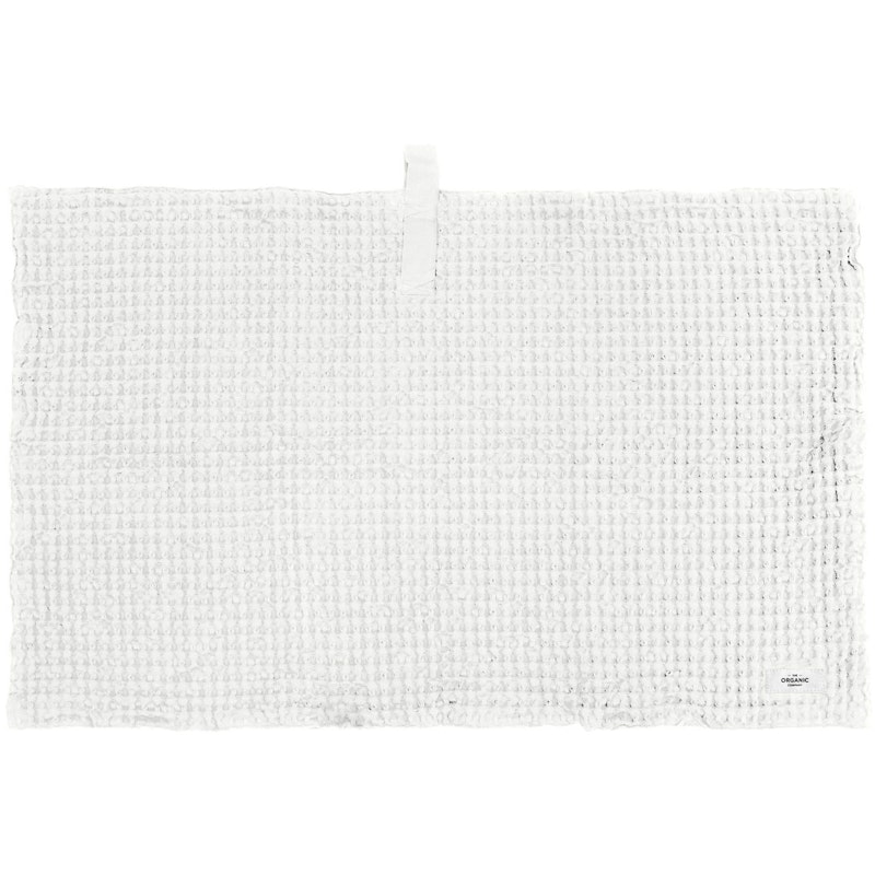 Big Waffle Bath Mat, Natural White