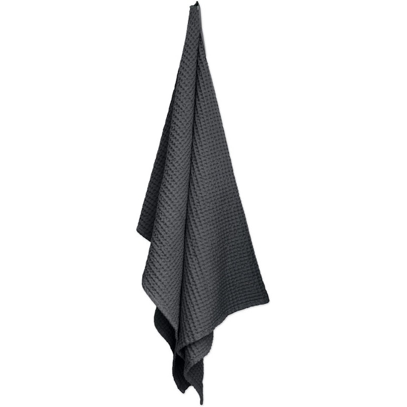 Big Waffle Towel / Blanket, Dark Grey