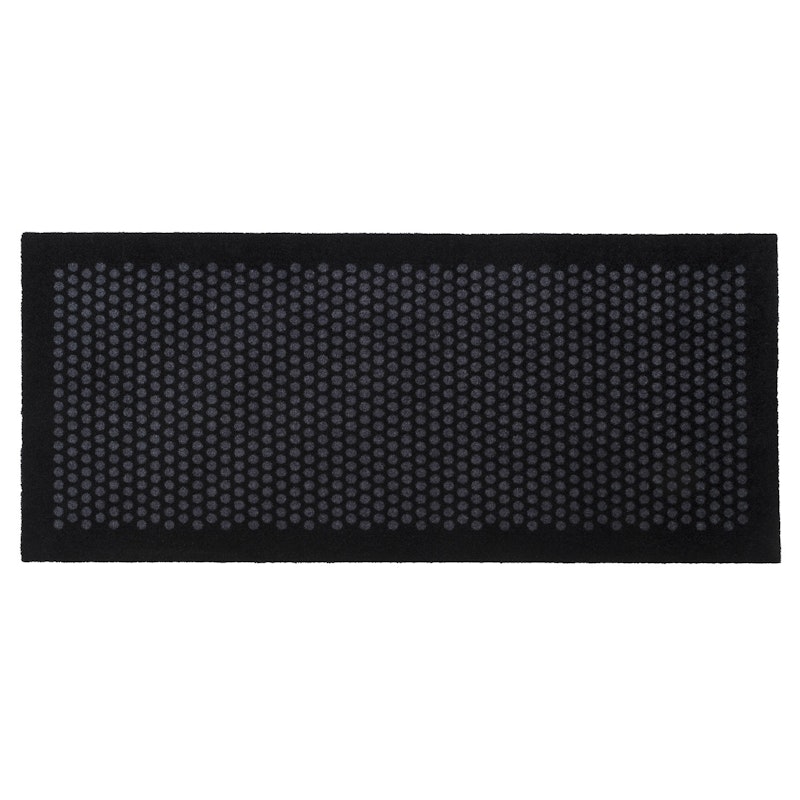 Dot Doormat 67x150cm, Black/Grey