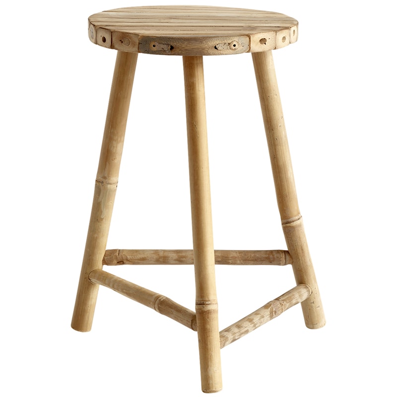 Stool Bamboo Ø30 cm, Nature