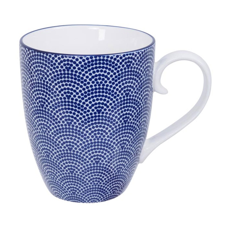 Nippon Blue Mug 38 cl, Dots