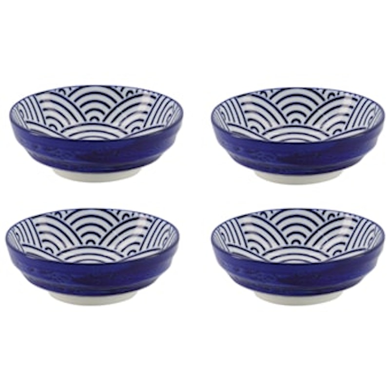 Nippon Blue Sauce Bowl 4-pack, Wave