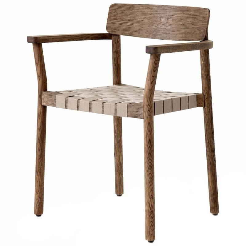 Betty TK9 Armchair, Smoked Oak / Natural Webbing