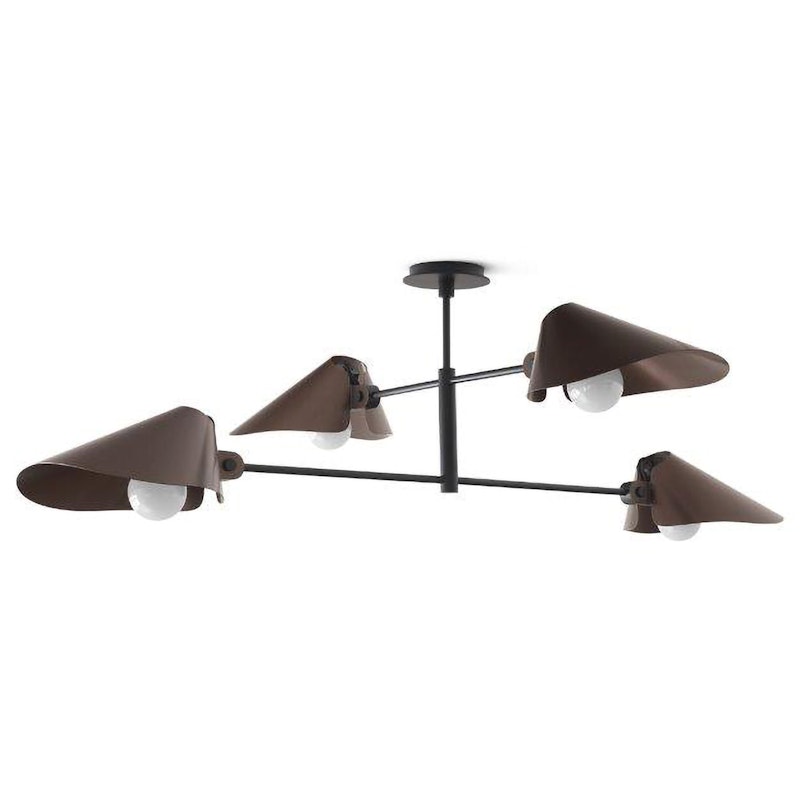 Bonnet SC91 Chandelier, Bronzed / Black