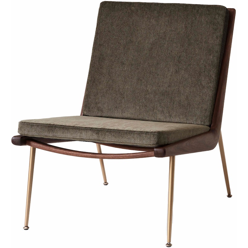 Boomerang HM1 Lounge Chair, Walnut / Duke 004