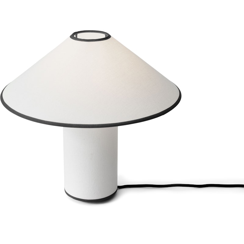 Colette ATD6 Table Lamp, White/Black