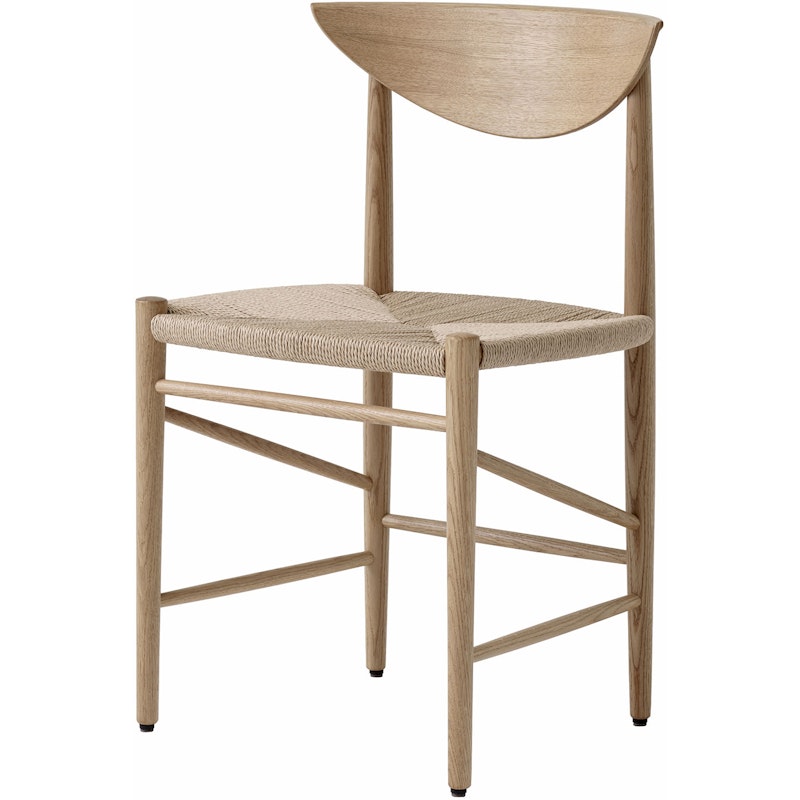 Drawn HM3 Chair, White oiled oak