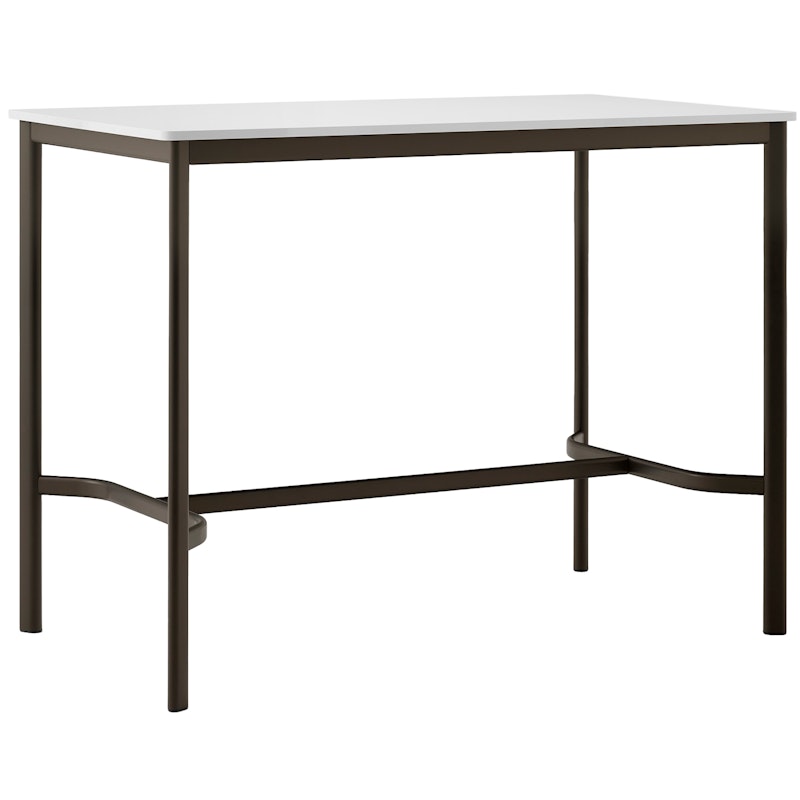 Drip HW114 Bar Table 80x140x105 cm, Off-white Laminate / Bronzed