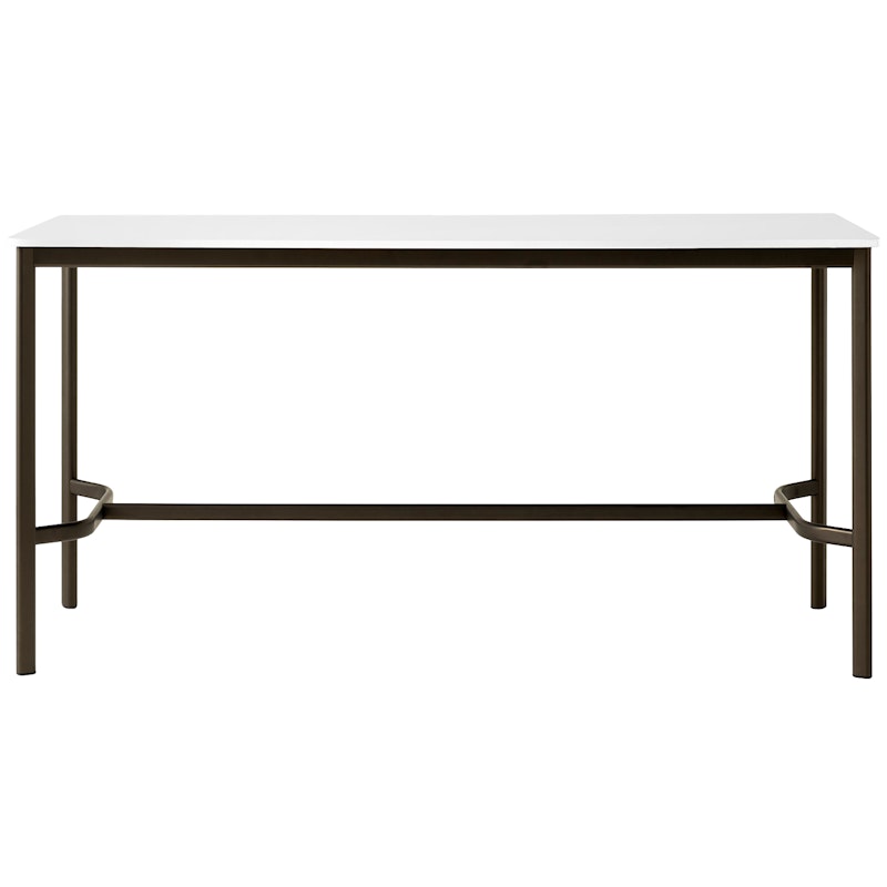 Drip HW111 Bar Table 50x140x95 cm, Off-white Laminate / Bronzed