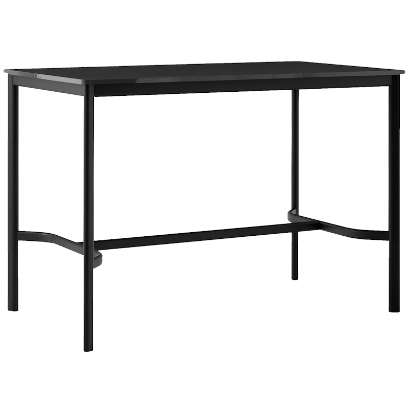 Drip HW112 Bar Table 80x140x95 cm, Black Laminate / Black