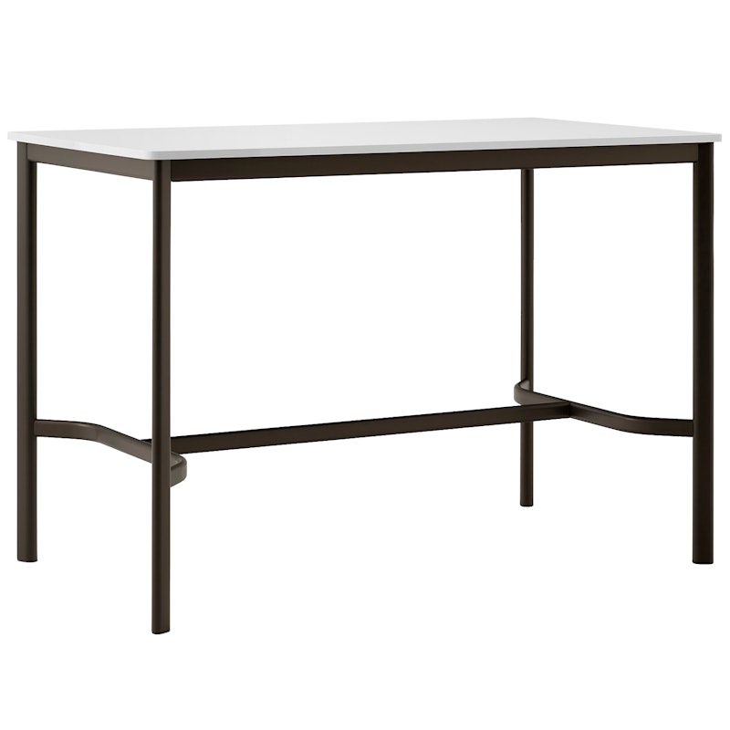 Drip HW112 Bar Table 80x140x95 cm, Off-white Laminate / Bronzed