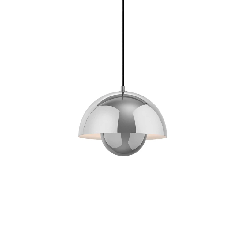 Flowerpot VP1 Pendant, Chrome-Plated