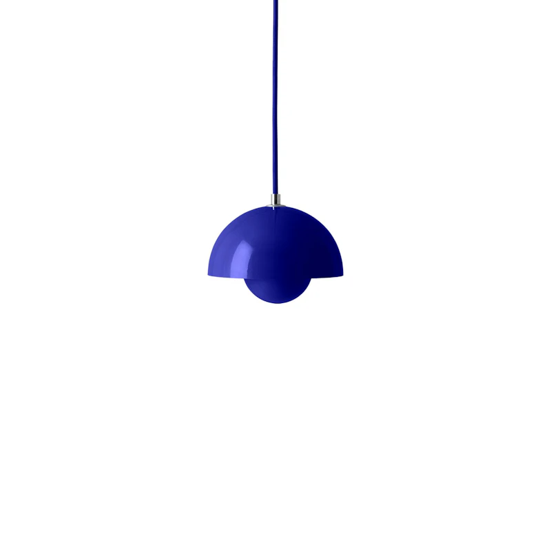 Flowerpot VP10 Pendant, Cobalt Blue