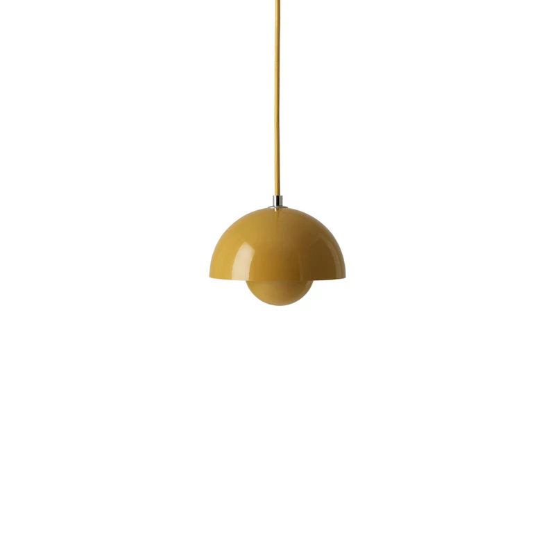 Flowerpot VP10 Pendant, Mustard