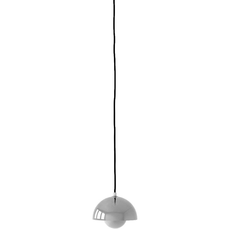 Flowerpot VP10 Pendant, Chrome-plated