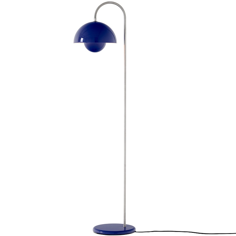 Flowerpot VP12 Floor Lamp, Cobalt Blue