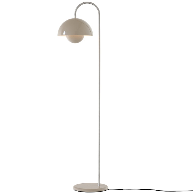 Flowerpot VP12 Floor Lamp, Grey Beige