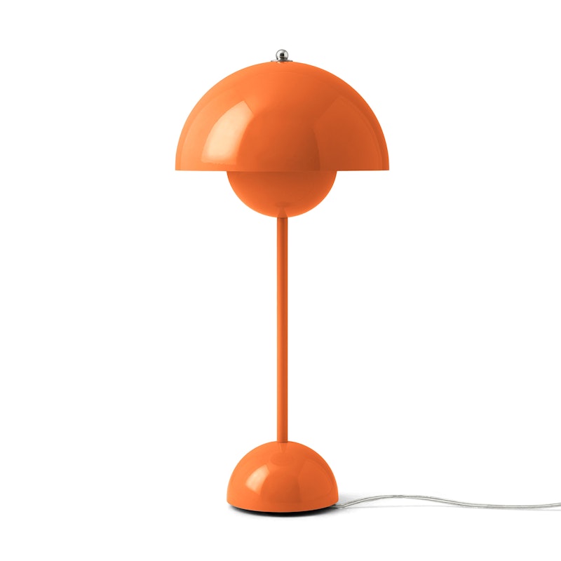 Flowerpot VP3 Table Lamp, Zesty Orange