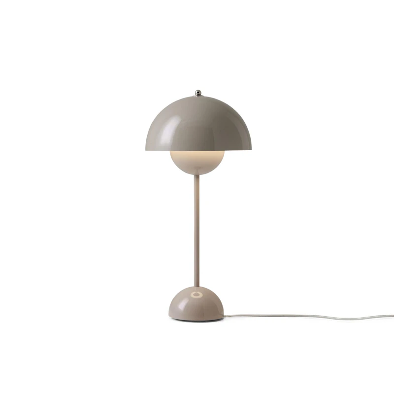 Flowerpot VP3 Table Lamp, Grey Beige