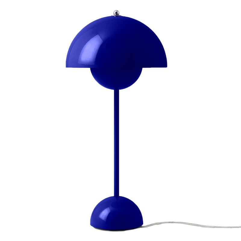 Flowerpot VP3 Table Lamp, Cobalt-blue