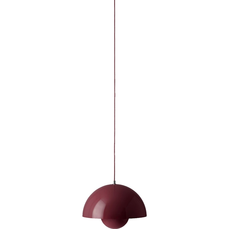 Flowerpot VP7 Pendant, Dark Plum