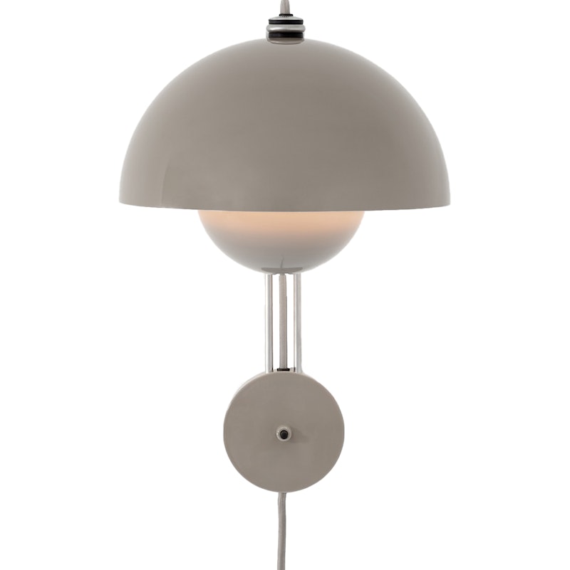 Flowerpot VP8 Wall Lamp, Grey Beige